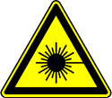 Symbol Laserstrahlung