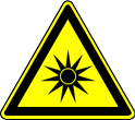 Symbol optische Strahlung