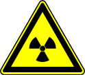 Symbol ionisierende Strahlung
